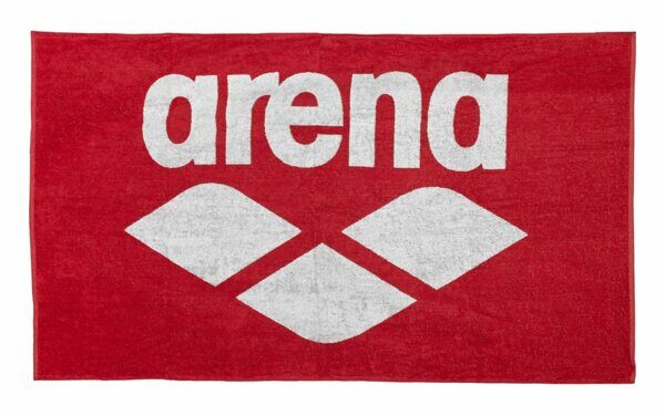 Полотенце Arena 22 POOL SOFT TOWEL 90x150 red-white