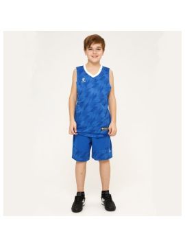 Форма баск. детск. KELME, 100% полиэстер, сине-белый