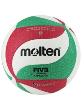 Мяч вол. MOLTEN р. 5,FIVB Appr, синт.к. ПУ Microfiber,клеен, бел.-кр.-зел.