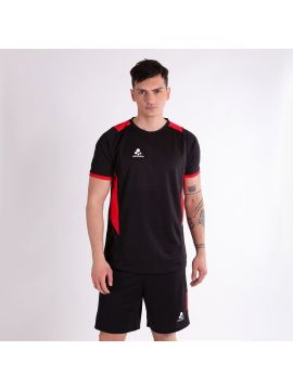Форма волейбольная +ADRENALINA Tommy, мужская, Черно-красный М
