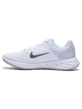 Кроссовки д/бега Nike Revolution 6 Next NATURE Female WHITE/METALLIC  SILVER-PURE PLATINUM