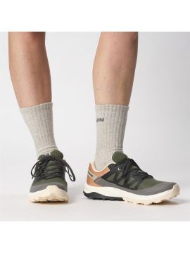 Кроссовки Salomon OUTRISE GTX W Magnet/Black/Coral Gold Female