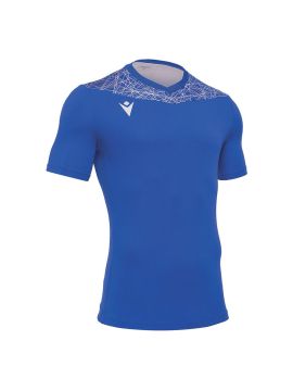 Футболка спортивная унисекс MACRON Nash, 100% полиэстер, синий