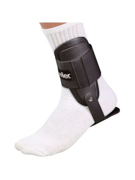Бандаж шарнирный на голеностоп Lite Ankle Brace черный безразмерный