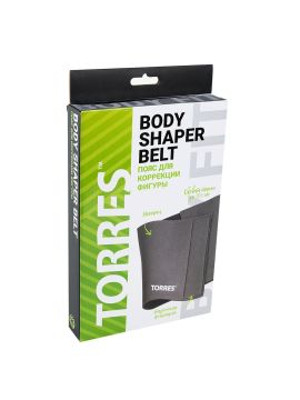 Пояс д/коррекции фигуры TORRES широкий неопрен 3 мм, длина 100 см, шир. 25 см, сер.