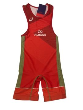 Борцовское трико Asics ALROSA красное