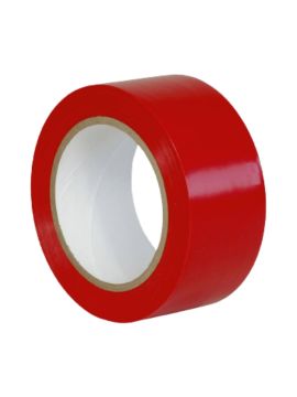 Лента клейкая для разметки (красная) 50мм*33м