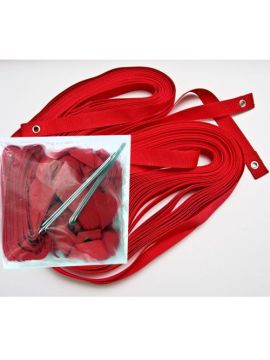 Комплект для разметки площадки для пляжного волейбола, ширина 5см., 8х16м