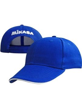 Бейсболка спорт. MIKASA, 100% хлопок, ярко-синий