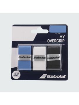 Овергрип Babolat MY GRIP 3шт, черно-голубо-белый