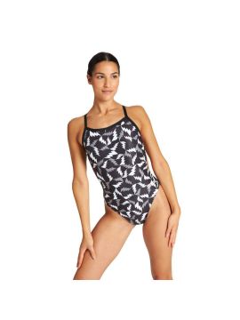 Купальник ARENA Lightning Сolors Сhallenge, черно-белый