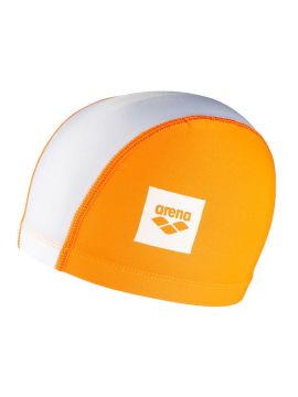 Шапочка д/плавания дет. ARENA Unix II Jr, ОРАНЖЕВО-БЕЛЫЙ, полиамид/эласт, 3 панели