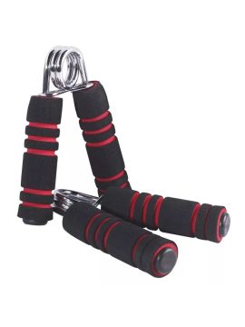 Эспандер кистевой TORRES пара, метал. пружина, мягкие ручки, черн-красный