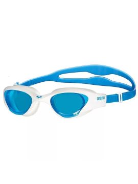 Очки д/плав. ARENA The One, ГОЛУБЫЕ линзы, нерег.перен., белая опр.