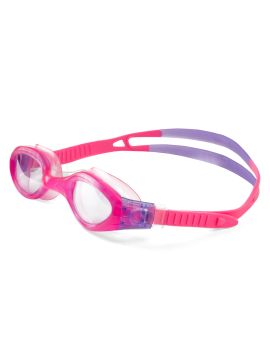 Очки детские для плав.TORRES Leisure Kids, прозр. линзы, роз.оправа, раздв.рег. ремешок