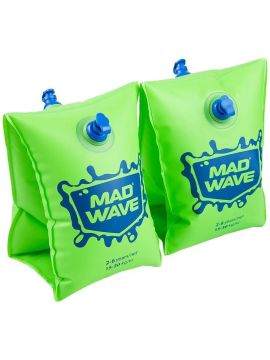 Нарукавники для плавания MAD WAVE (2-6 лет) зеленый