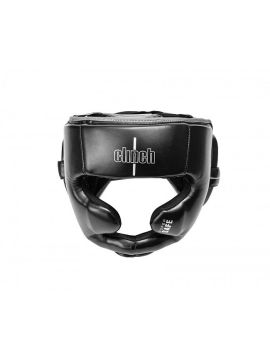 Шлем боксерский Clinch Contender Full Face черно-серый C225