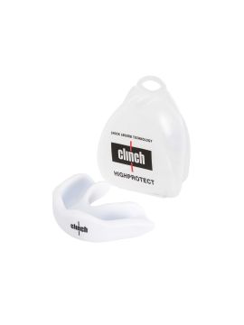 Капа одночелюстная Clinch Competition Single Layer Mouthguard белая (размер Senior)