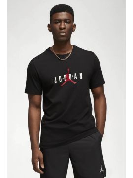 Футболка Air Jordan Alphabet Flying Man Logo Printing Round Neck