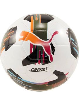Мяч футб. PUMA Orbita 6 MS, р.5, 32 пан, ТПУ, машинная сшивка, бело-мультиколор