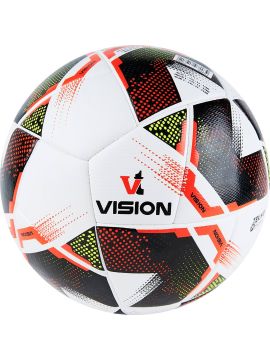 Мяч футб. VISION Spark,р.5, FiFA Basic, 24 пан, ПУ, 2 подкл.слой,гибрид.сшив,бело-мультико