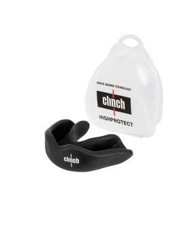 Капа одночелюстная Clinch Competition Single Layer Mouthguard черная (размер Senior)
