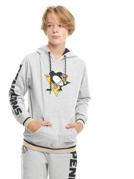 Толстовка детская Pittsburgh Penguins, сер., 146-152 (ТМ ATRIBUTIKA&CLUB)