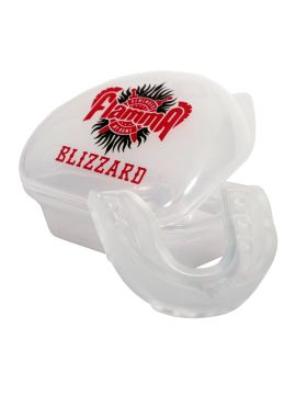 Защита рта (капа) FLAMMA - BLIZZARD COLORLESS с футляром (11+) прозрачная